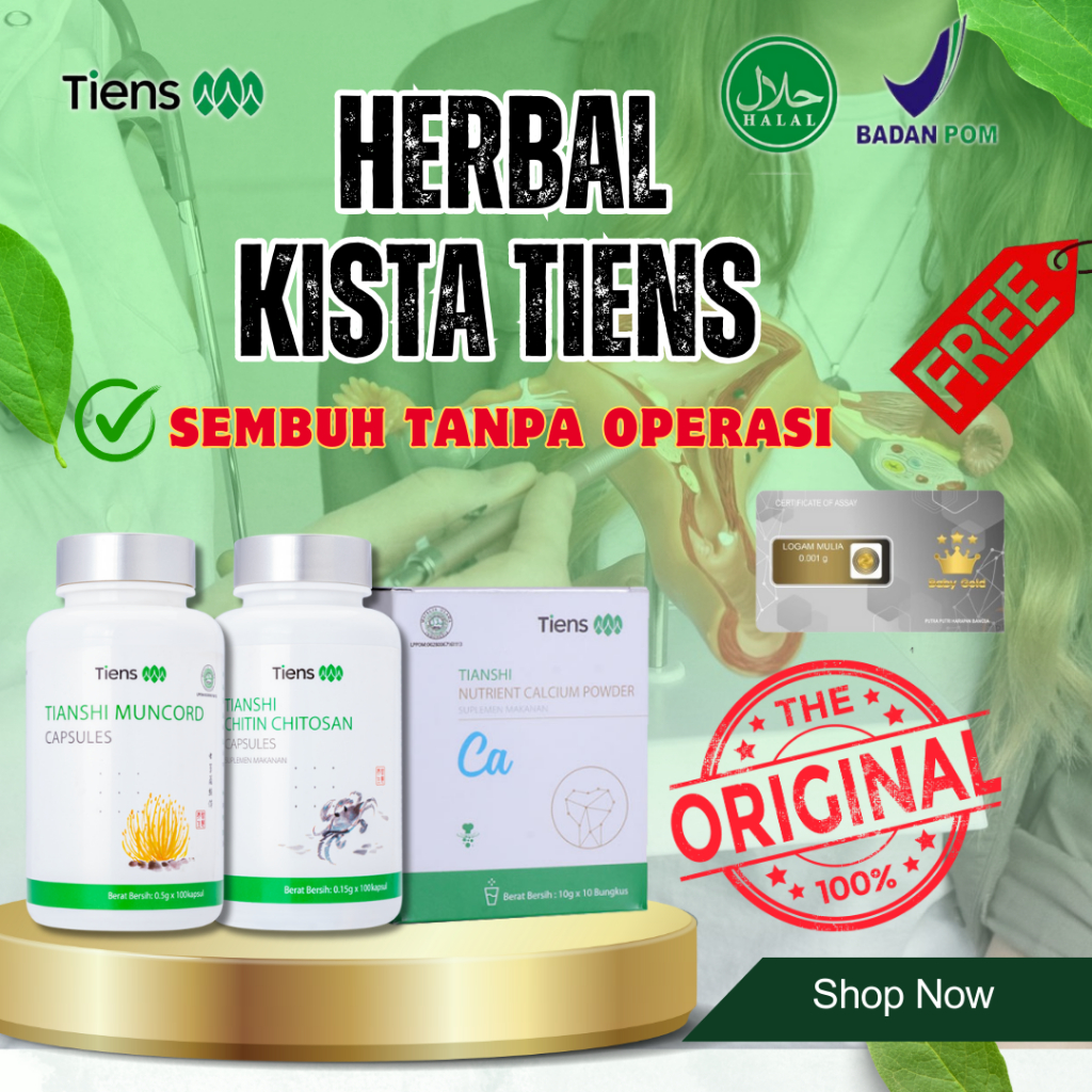 PAKET HERBAL CHINA KISTA - NUTRISI TIENS KISTA REPRODUKSI WANITA - HERBAL CHINA KISTA 100% ORIGINAL