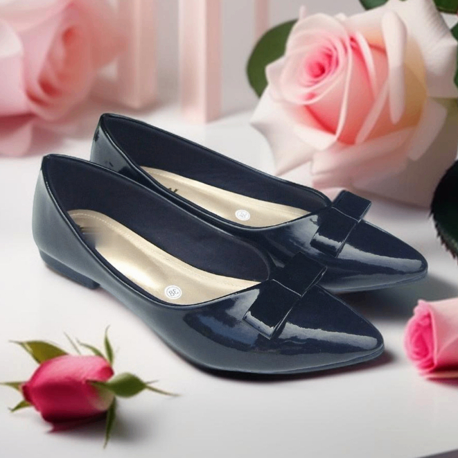 flatshoes hitam Sepatu flatshoes wanita elegan kerja kuliah