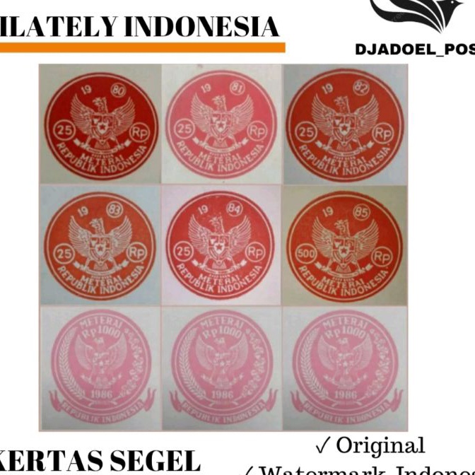 

KF7 KES SEGEL TAHUN 198 1981 1982 1983 1984 1985 1986 1989 BUY 4 GET 1 Double Asli