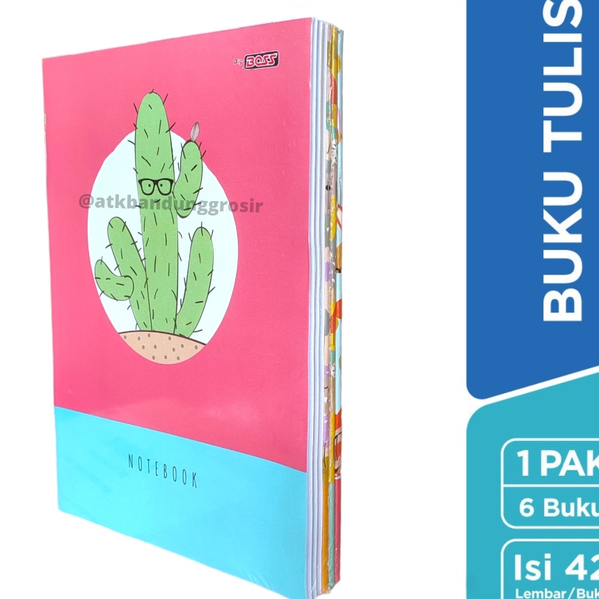 

Super Buku Tulis Boxy Boss 42 Lembar 1 Pak 6 Buku Ukuran B5 18 x 25 cm Buku Panjang Pak