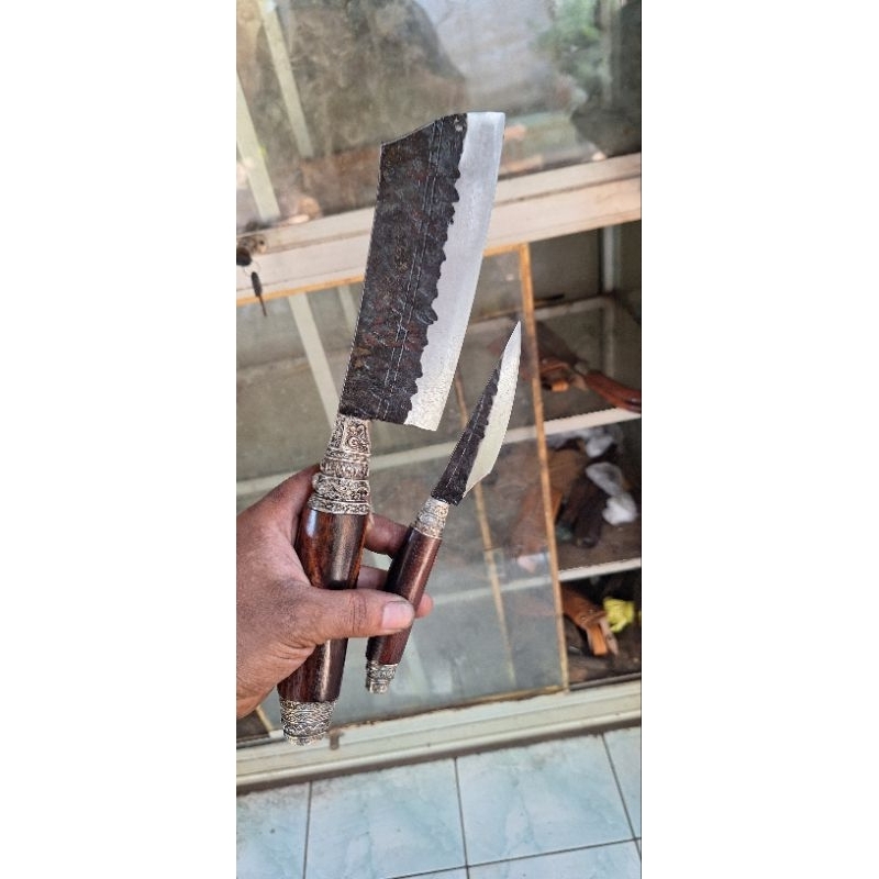 blakas ukir //pisau dapur // 1 set blakas