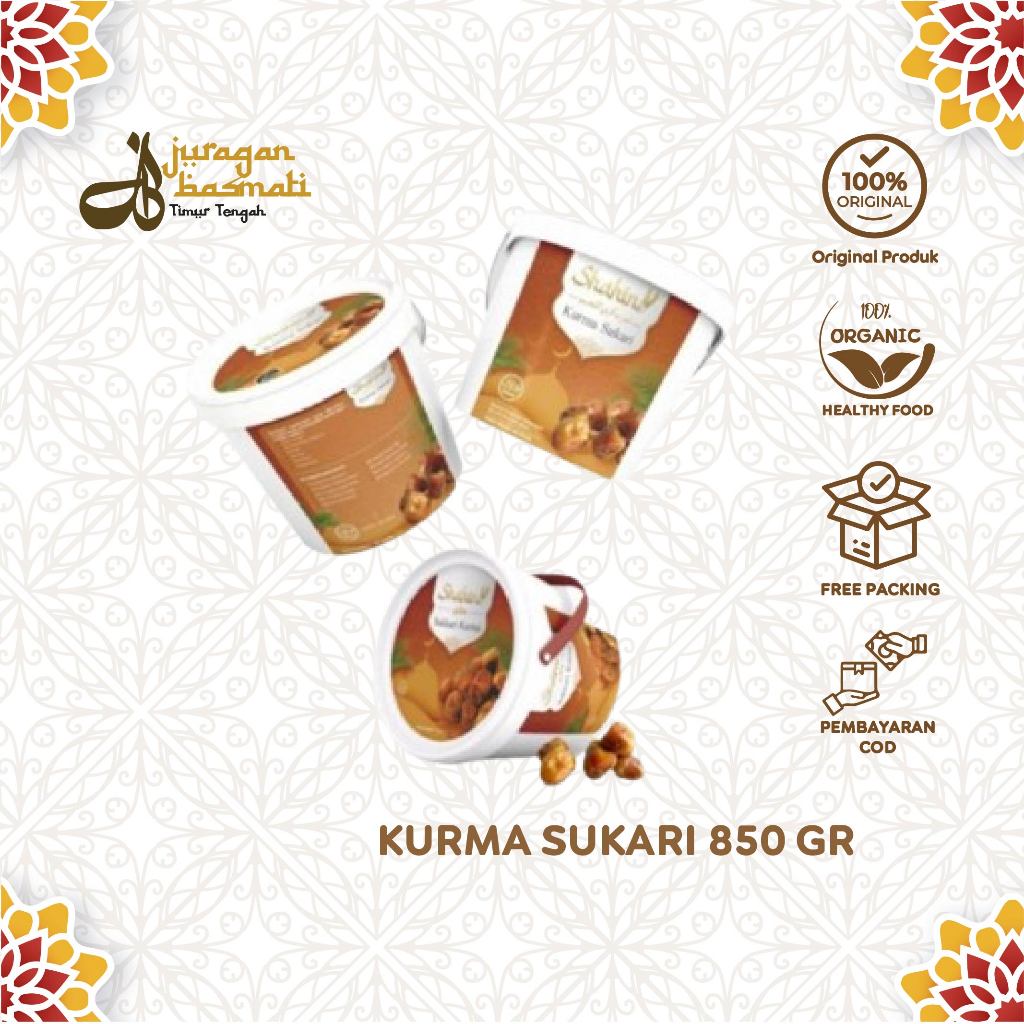 

KURMA SUKARI EMBER 850gr SUKARI AL QASSIM