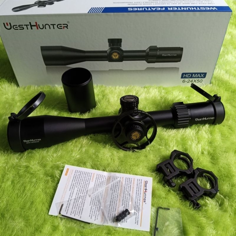 Telescope westhunter HD MAX 6-24x50 sfir ffp zero stop