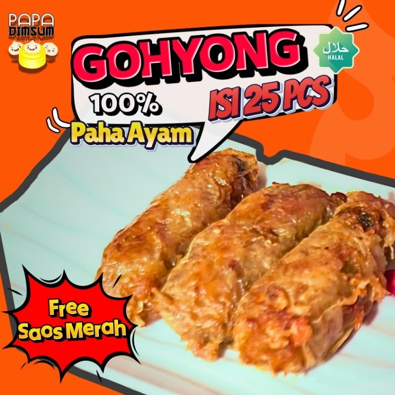 

Ngohiong/Gohyong Ayam isi 25 ukuran 50 gr