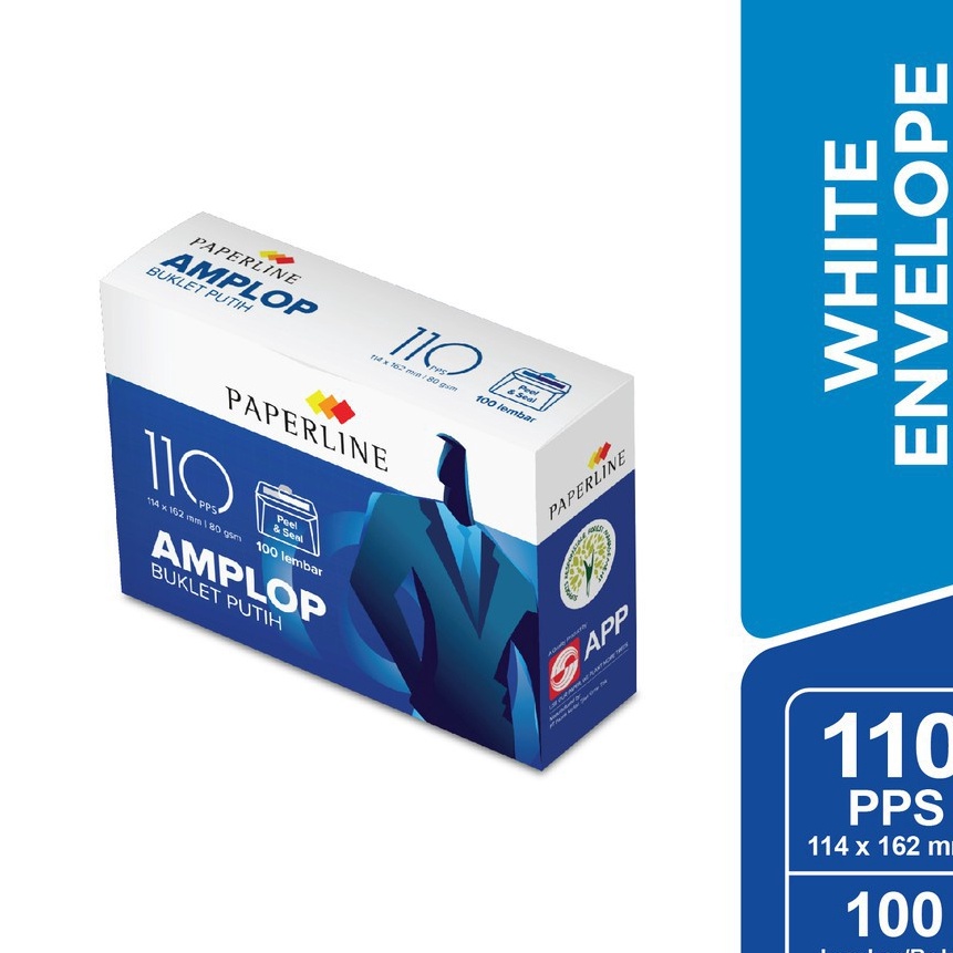 

KF7 Paperline Amplop 114X162mm 8gsm White PPL EV 11 PPS