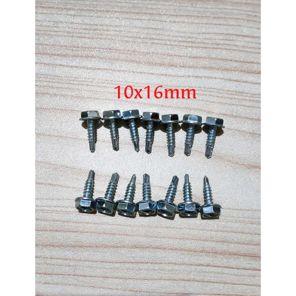 BAUT BAJA RINGAN UKURAN 10X16mm 10x20mm HARGA PER 10 BIJI