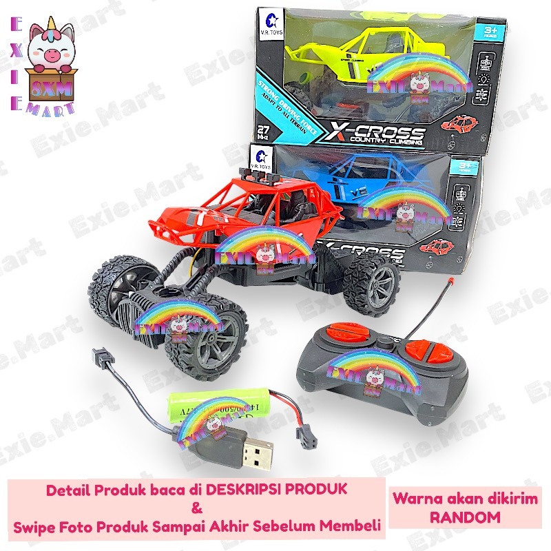 MAINAN ANAK MOBIL JIP X-CROSS COUNTRY CLIMBING REMOTE CONTROL [2462-B] - MAINAN MOBIL OFF ROAD RC JE