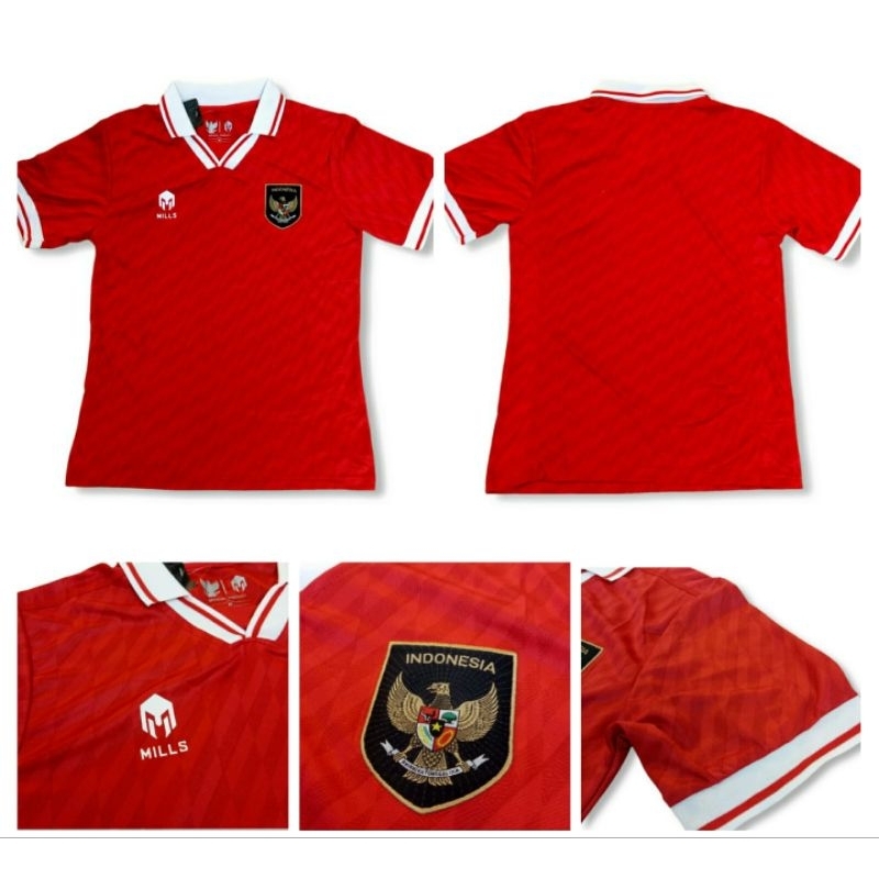 BAJU BOLA PREMIUM TIMNAS INDONESIA / JERSEY TIMNAS