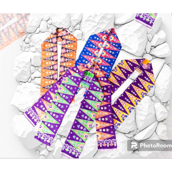 SELENDANG CUKIN TUMPAL BATIK BETAWI Panjang 115cm Lebar 12cm