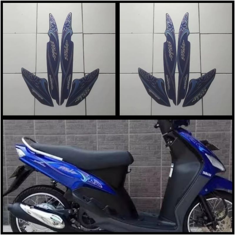 STIKER STRIPING MIO SPORTY 2004 BIRU