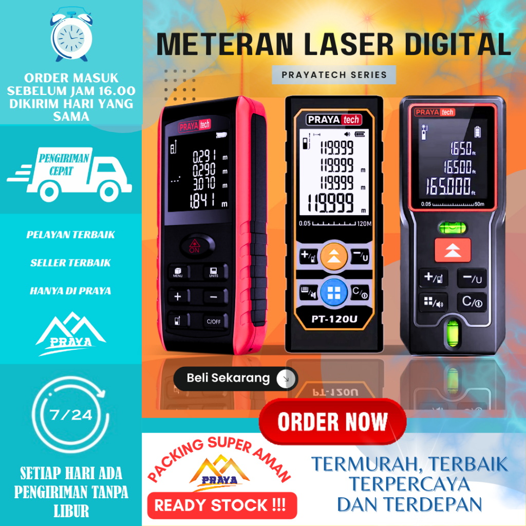 100m laser distance meter / meteran laser / rangefinder / 100 meter