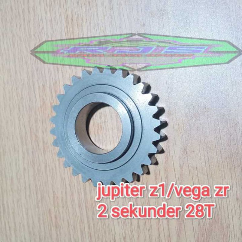 rasio racing Jupiter Z1,Vega ZR gigi 2 sekunder 28T