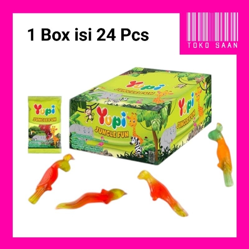 

YUPI JUNGLE FUN 1 BOX ISI 24 PCS