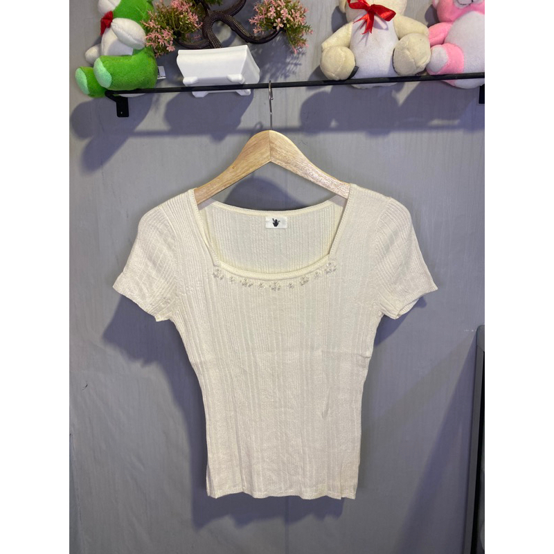 RAJUT LIDI PUTIH MOTE || RAJUT LIDI || ATASAN RAJUT WANITA || ATASAN WANITA