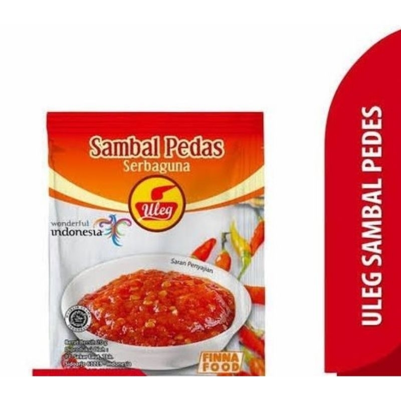 

Uleg Sambal Pedas 18 gram