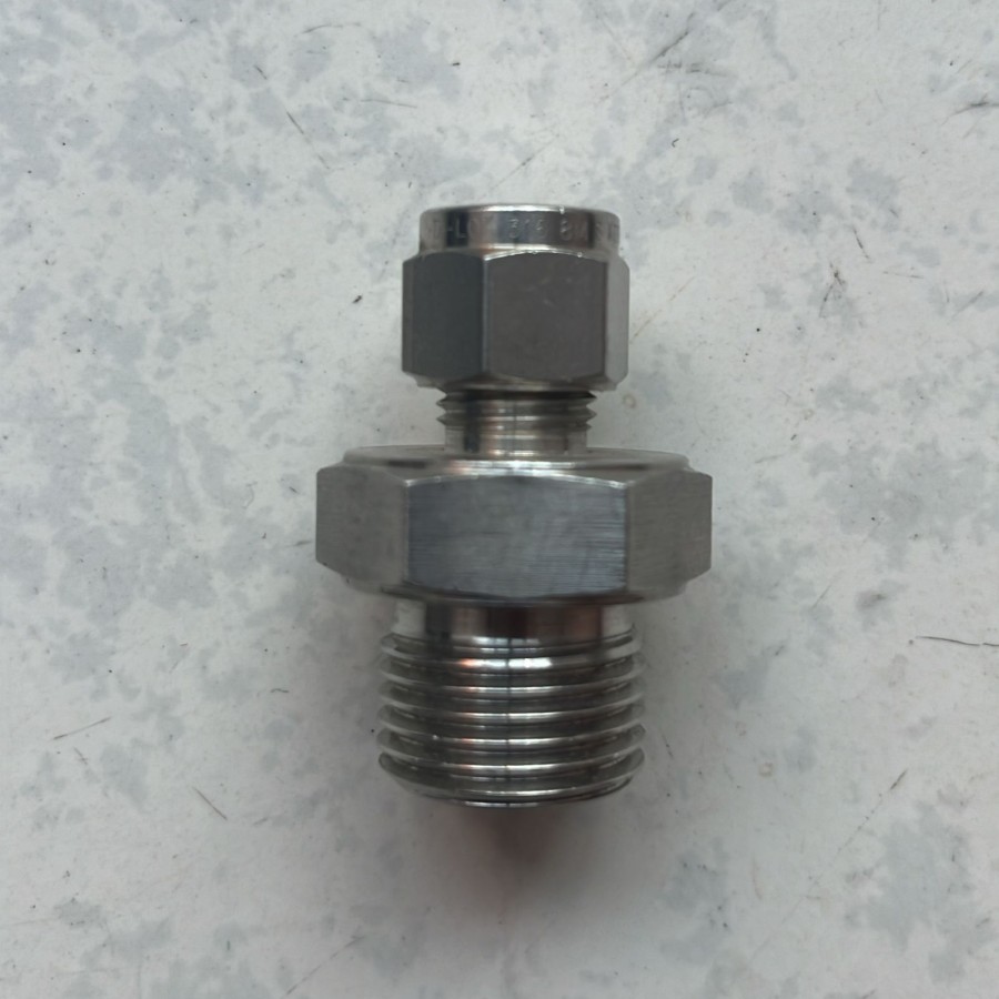 Male Connector 8 mm x 1/2 BSPP SS316