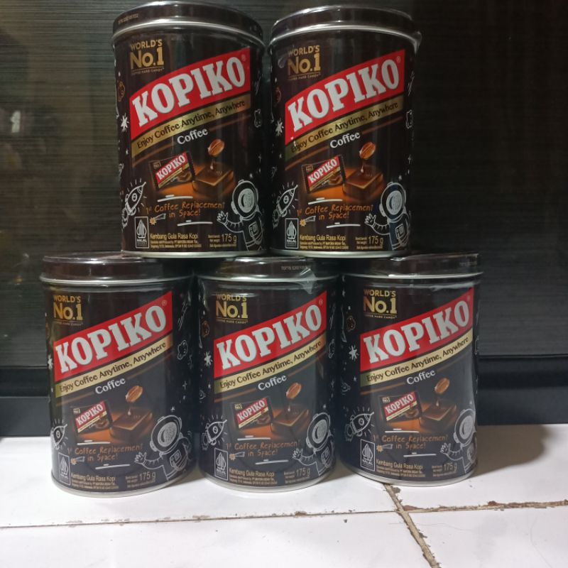 

Kopiko Coffee Hard Candy/Permen Kopi 175gr Kemasan Kaleng