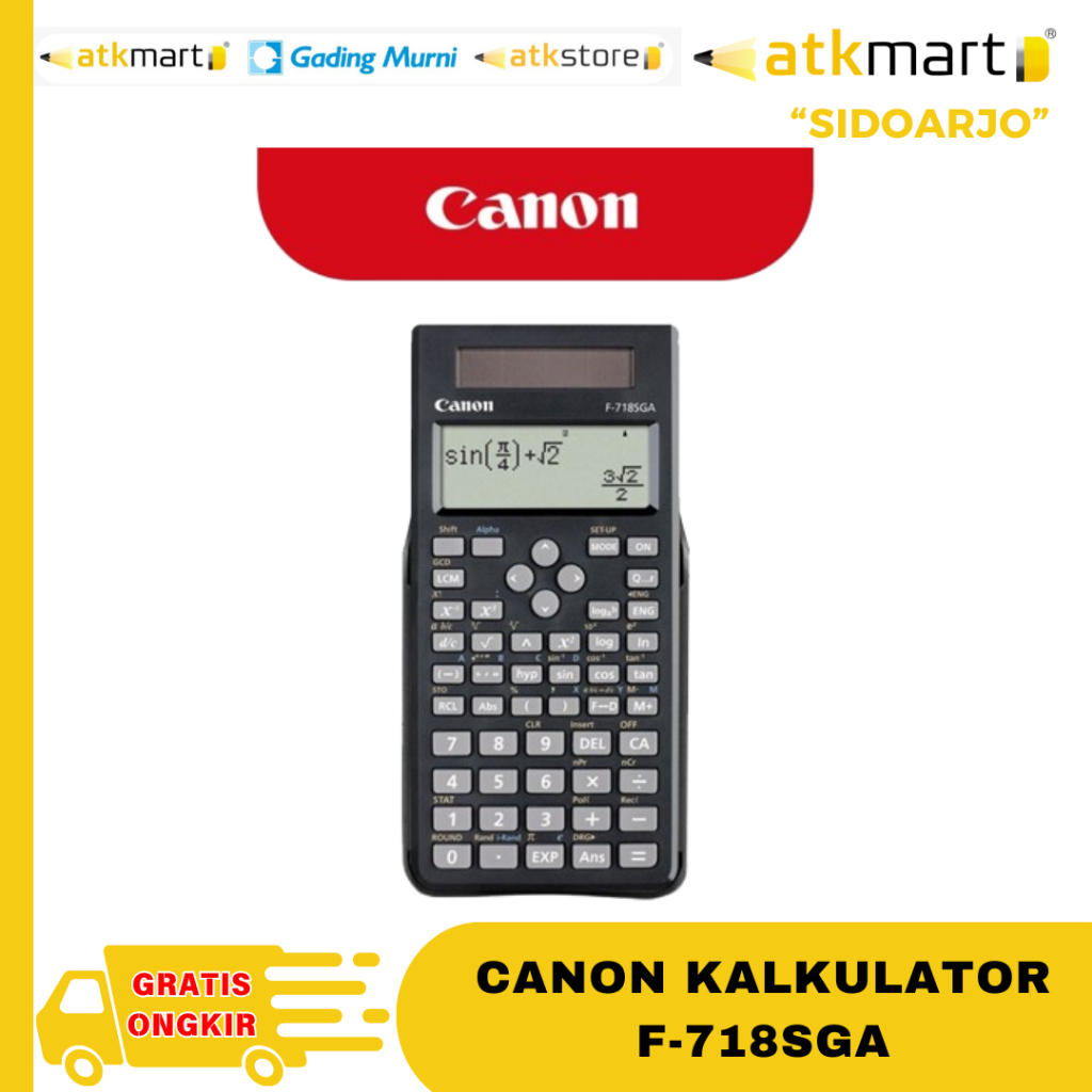 

CANON CALCULATOR F-718SGA ASA HB / KALKUKATOR