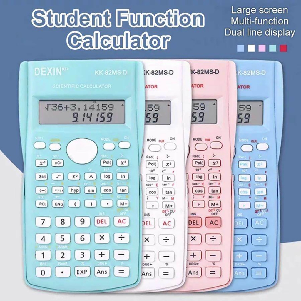 

[DOTDING] Multifunction 82MS Calculator Pocketer Scientific Back To Study Exam To School Study Office Supplies Stationery