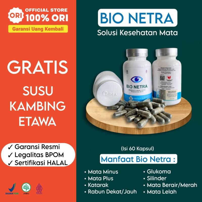 BIO NETRA AMPUH MENGOBATI MATA MINUS, PLUS, KATARAK