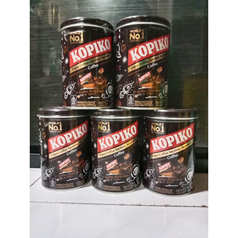 

Kopiko Coffee Hard Candy/Permen Kopi 175g kemasa kaleng