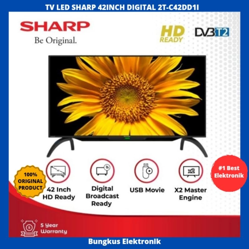 TV LED SHARP 42INCH DIGITAL TV 2T-C42DD1I