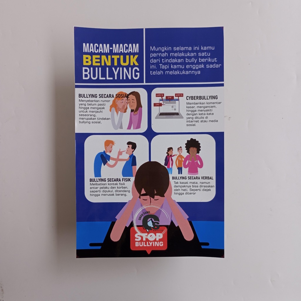 

Stiker Macam Macam Bentuk Bullying - Stop Bullying - Stiker Perundungan - Stiker Vinyl