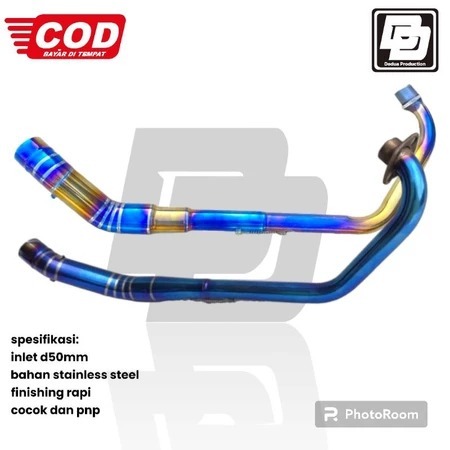 Pipa leher knalpot racing satria fu