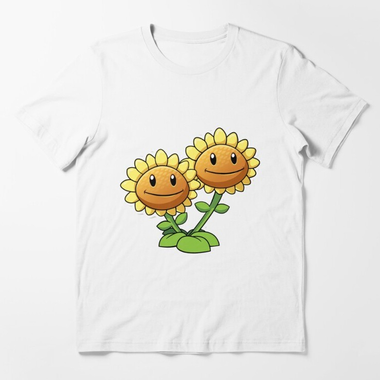 Kaos Anak Sunflower PVZ