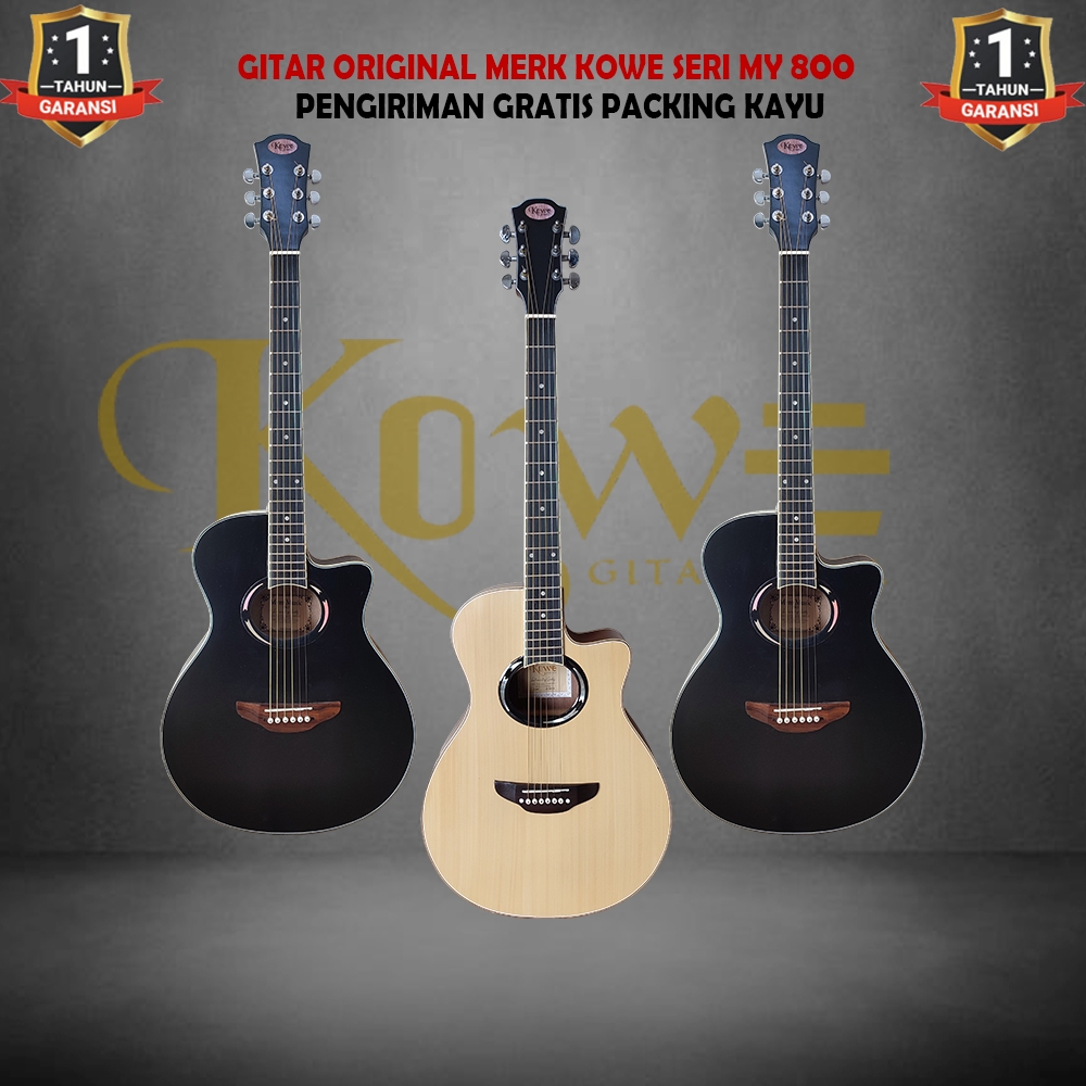 Kowe Gitar Akustik Elektrik Original KOWE Gitar Seri MY 800