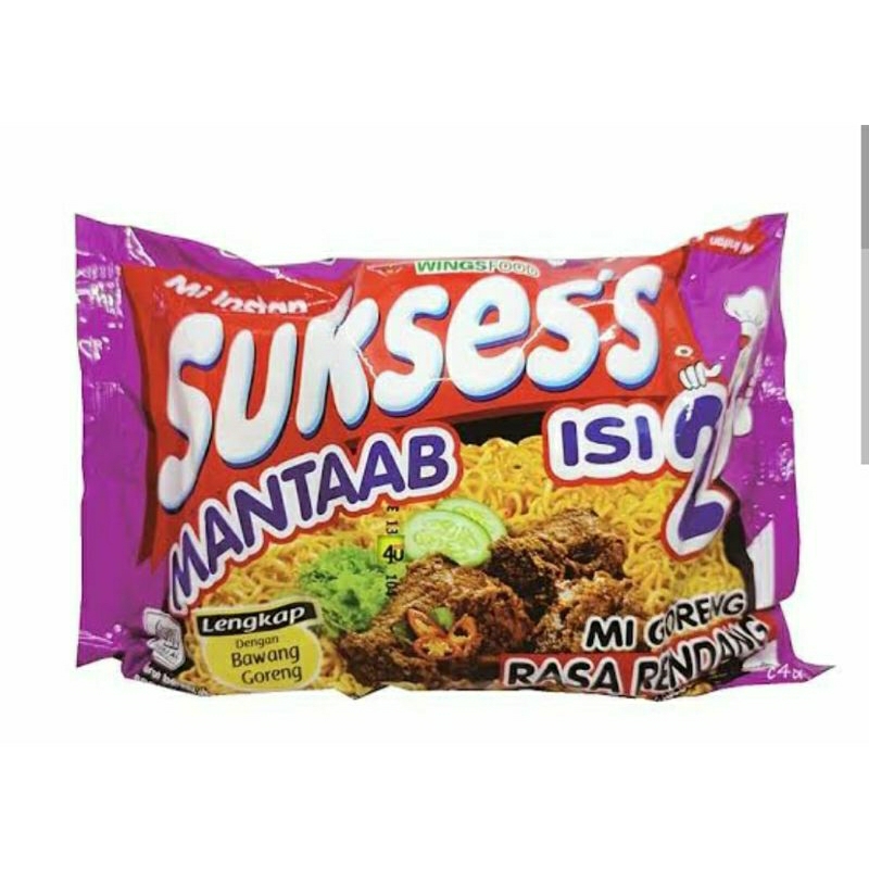 

Mie Sukses Isi 2 Mi Goreng Rasa Rendang