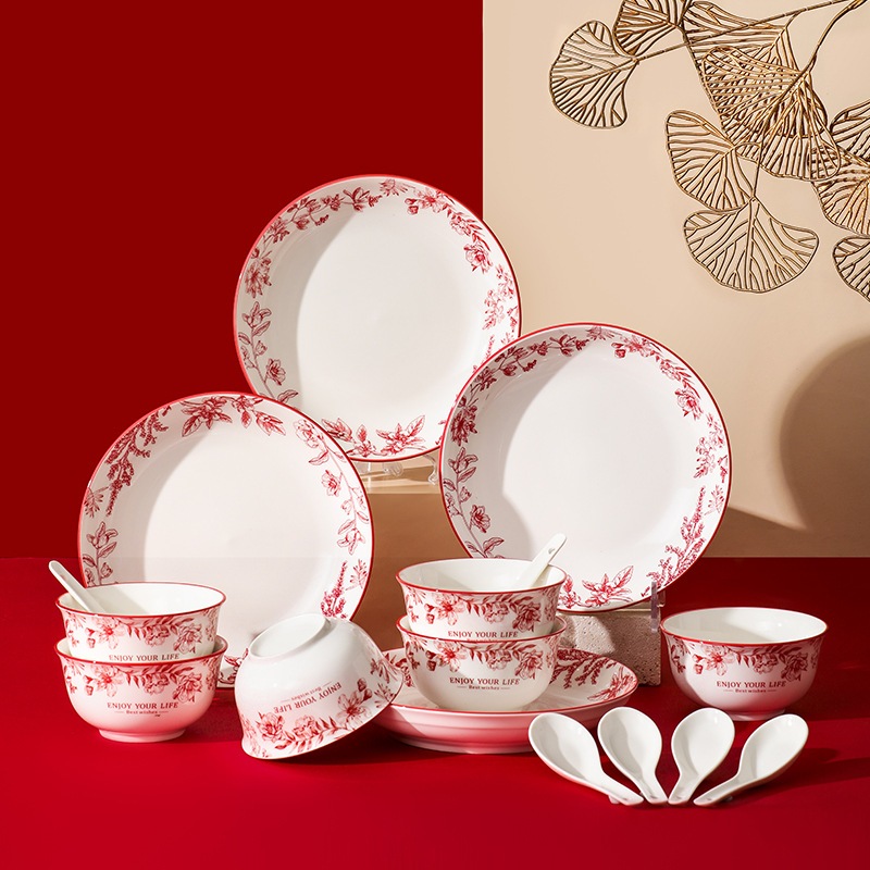 HAMPERS SET KERAMIK - SET HADIAH HAMPERS PIRING MANGKUK KERAMIK - HAMPERS NATAL - IMLEK - LEBARAN