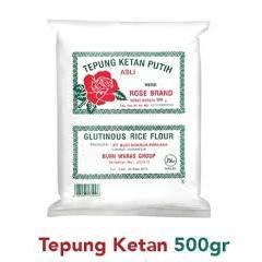 

Tepung Ketan Putih Rose Brand 500gr