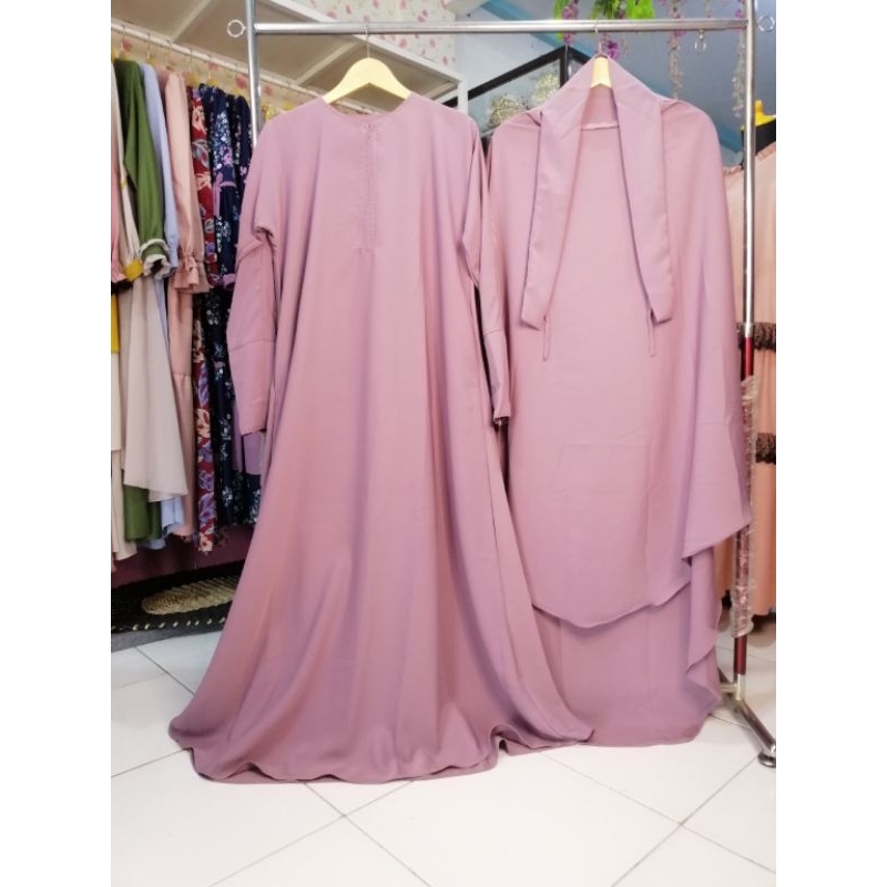 Aisyah Series / Zasya Syar'i / abaya premium / Khimar FK / cadar / Gamis umroh
