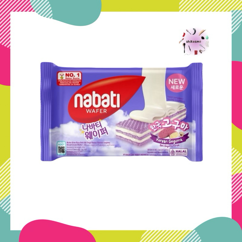 

Nabati Wafer Korean Goguma 39gr