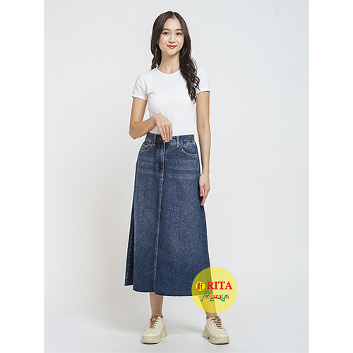 DUST Rok Crop Unfinished Sabai Comfease (D. 21115) Bawahan Wanita Rok Wanita Terbaru