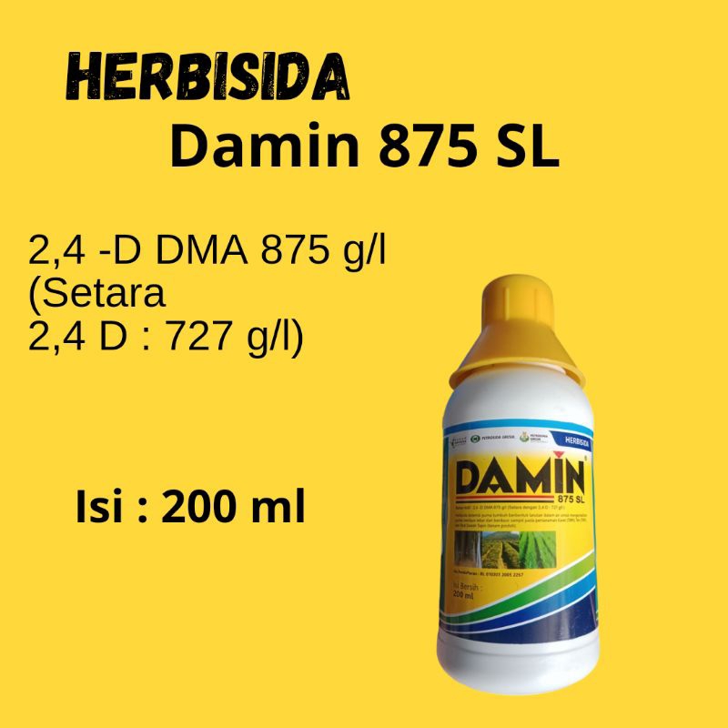 Herbisida DAMIN 875 SL 200 ml