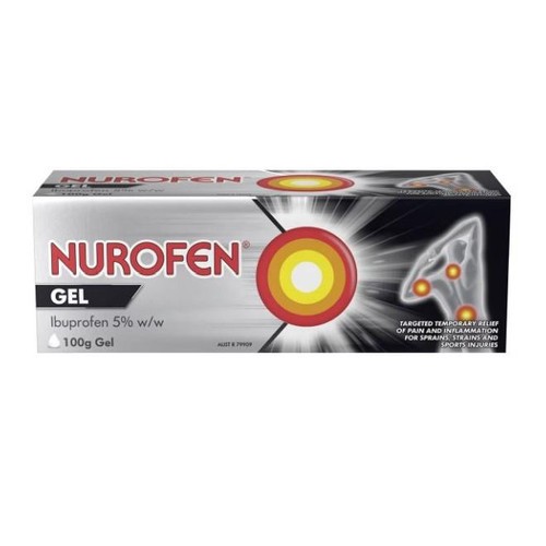 Nurofen Gel 5% Ibuprofen 100g – Pereda Nyeri & Peradangan untuk Otot dan Sendi – Gel Topikal Ibuprof