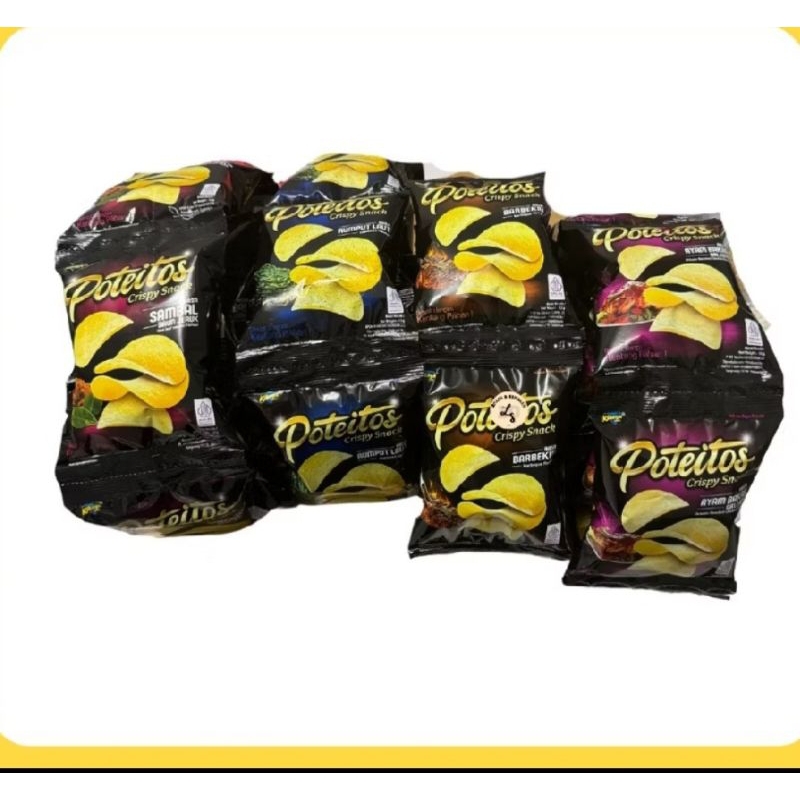 

Poteitos crispy Snack Kentang 1 Renceng isi 10 Pcs