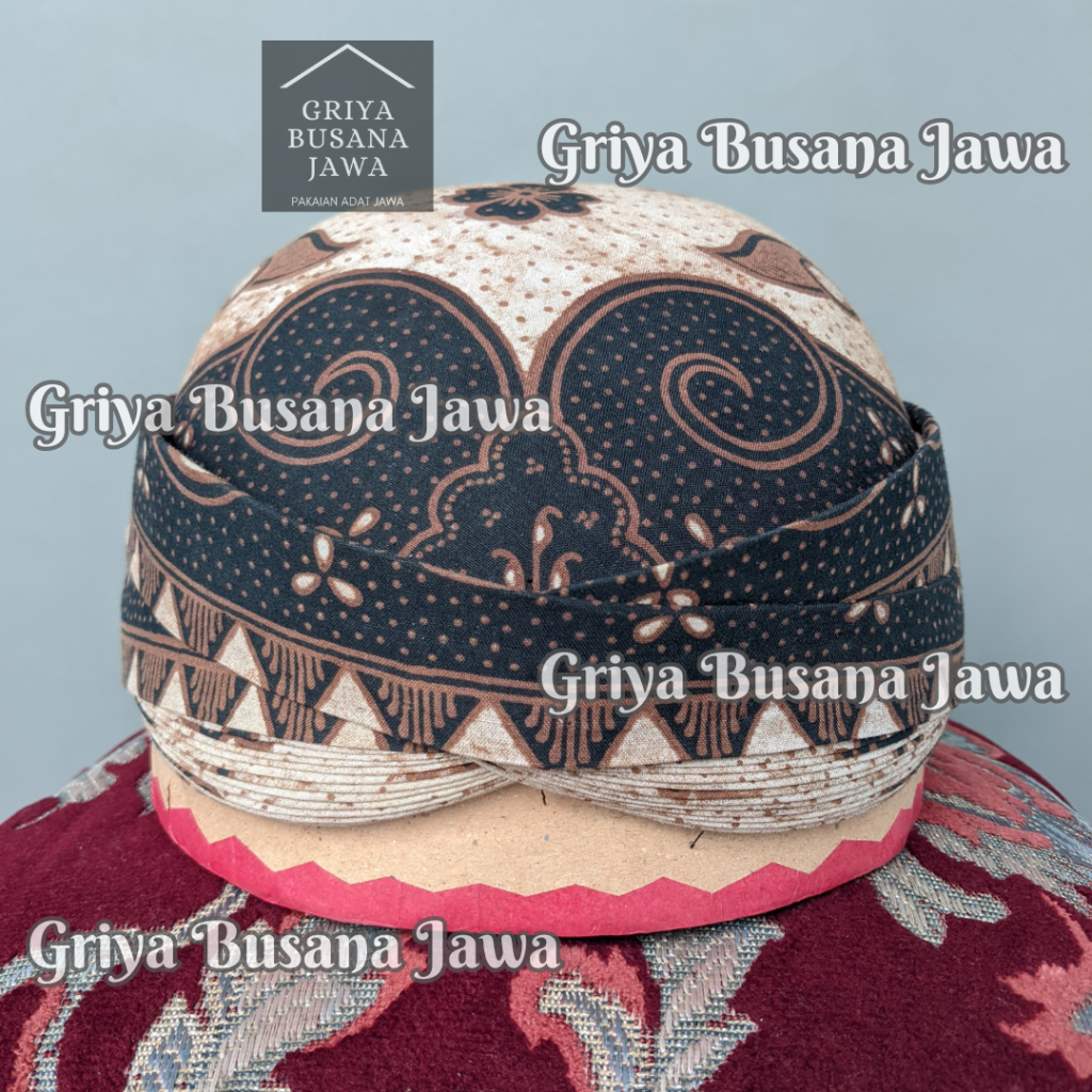 Blangkon Solo Kasatriyan Batik Kombinasi BK02