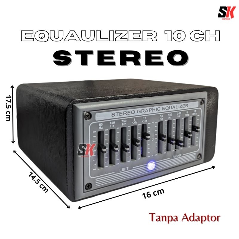 EQUALIZER 10 channel stereo ekualiser mini EQUALIZER mini stereo jadi