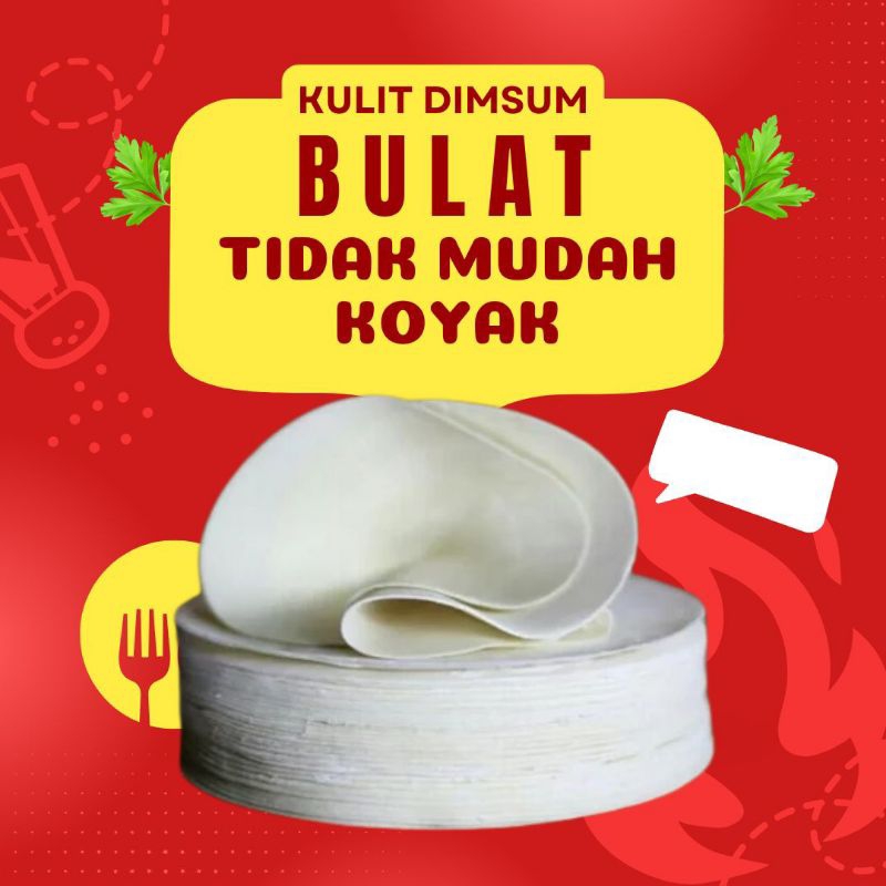 

Kulit Dimsum Bulat 250gr tidak mudah sobek