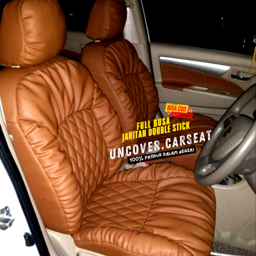 SARUNG JOK MOBIL CALYA/SIGRA MODEL SOFA 3 BARIS TAHAN LAMA, DAN NYAMAN