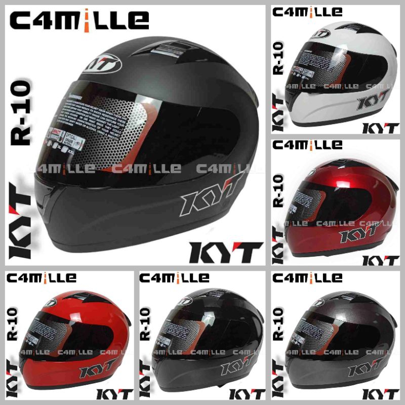 HELM KYT R10 SOLID FULL FACE R 10 C4MILLE
