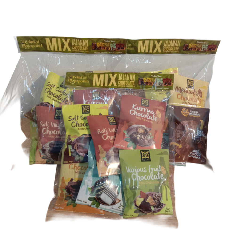 

Mix Jajanan Chocolate, berat 30g, 6 pcs/varian