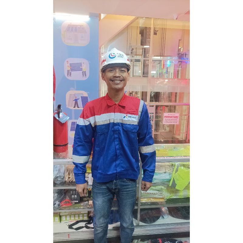 BAJU ATASAN NOMEX PERTAMINA / SERAGAM SPBU PERTAMINA
