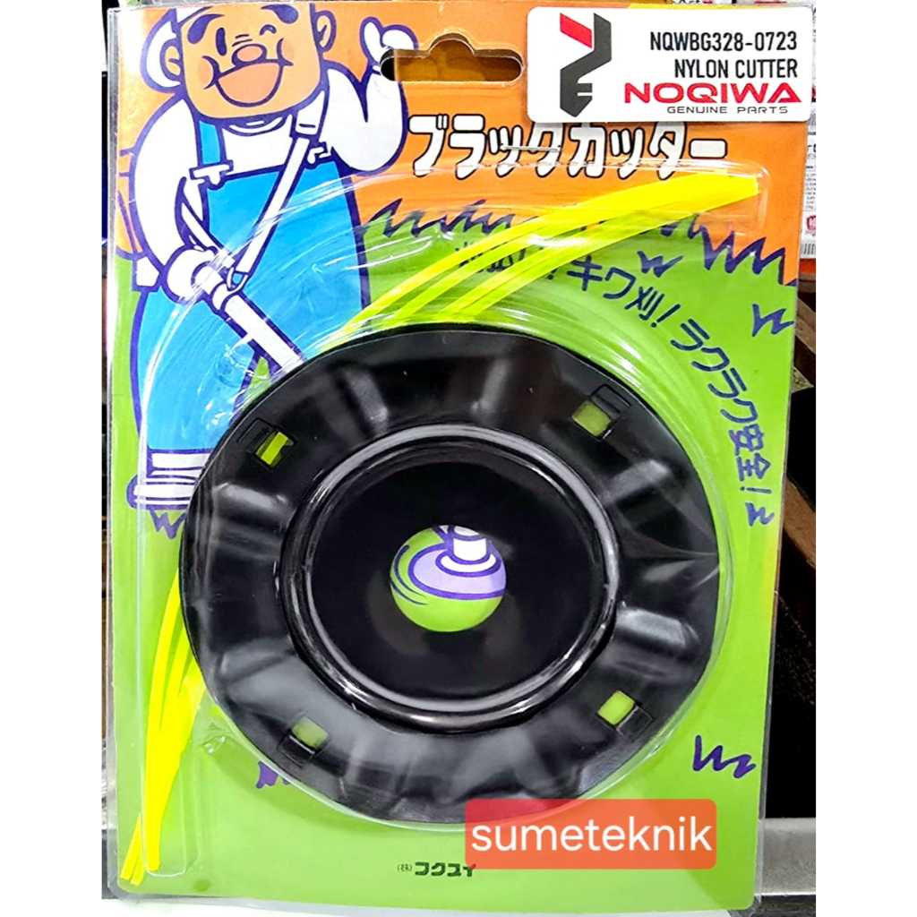 Pisau Senar Potong Rumput 328 Noqiwa Nylon Cutter BG328 x Pisau Mesin Potong Rumput 328 Yasuka Stand