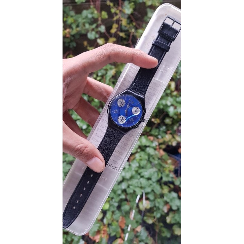 swatch skin chrono blue