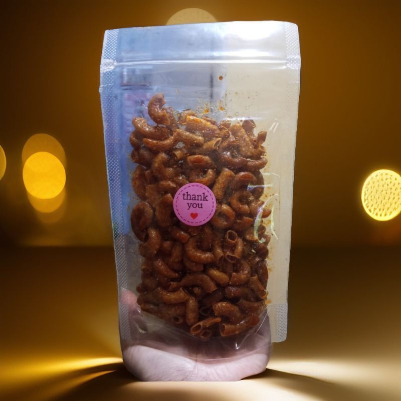 

makaroni Krispy/makanan ringan/makaroni spiral