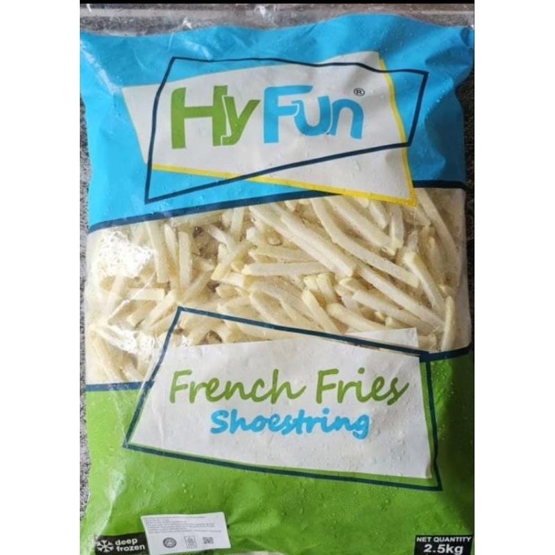 

Kentang Hyfun Shoestring 2.5KG - Repack 1KG